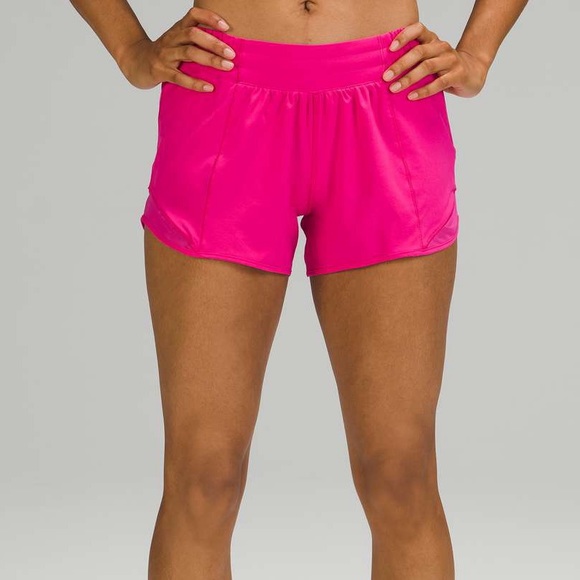 Lululemon Hotty Hot Low Rise Short 4" Sonic Pink - Picture 7 of 9